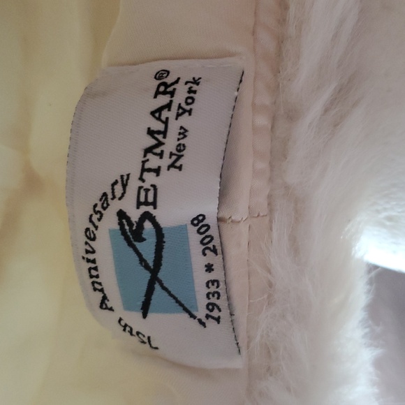 Betmar White Faux Fur Hat - Picture 3 of 5